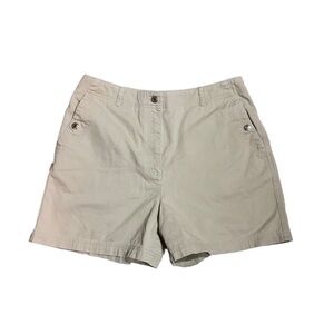 Lauren Ralph Lauren high waisted women’s mom shorts tan size 10 100% cotton